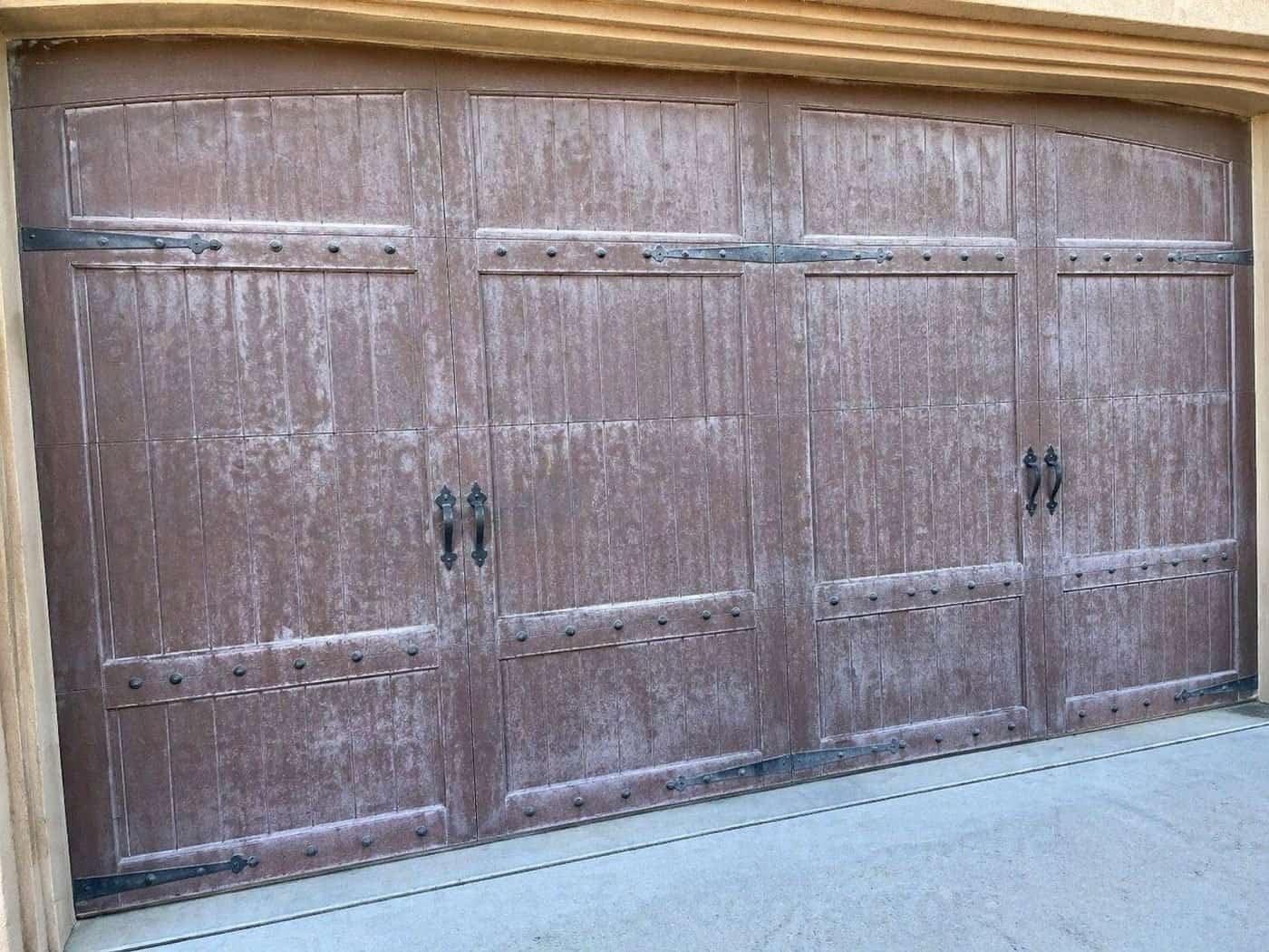 Custom garage door design near Vail AZ