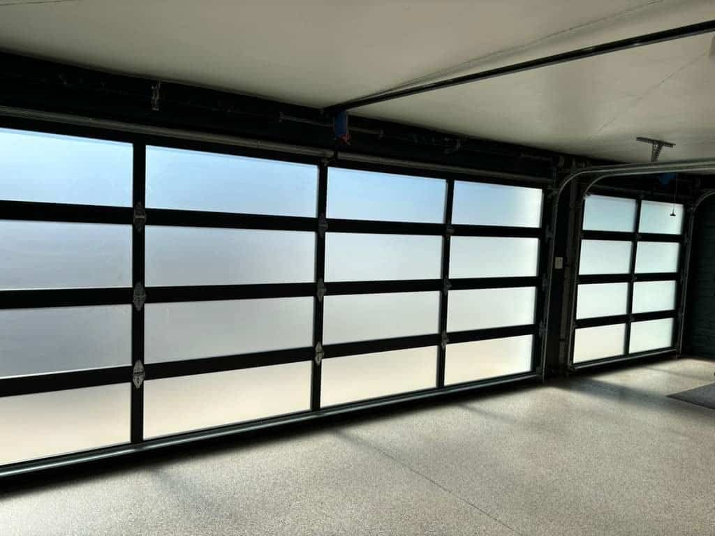 Crushed garage door replaced in Vail AZ