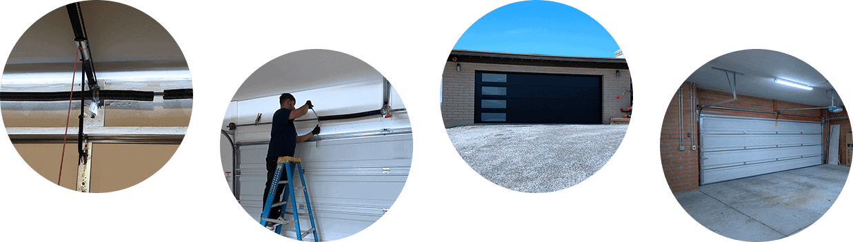 Garage door repair job in Marana, AZ