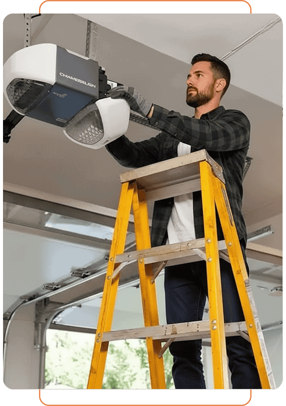 Garage door repair job in Dove Mountain, AZ