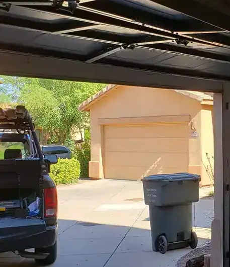 Garage door repair job in Tanque Verde, AZ