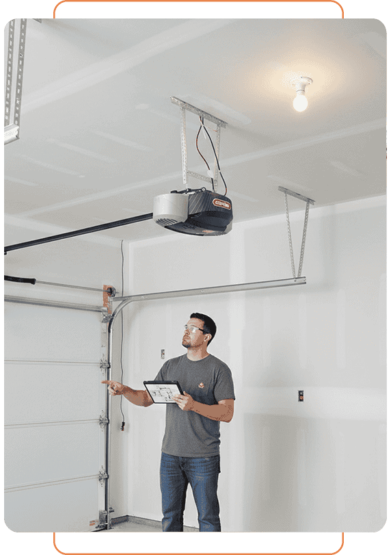Garage door repair job in Dove Mountain, AZ